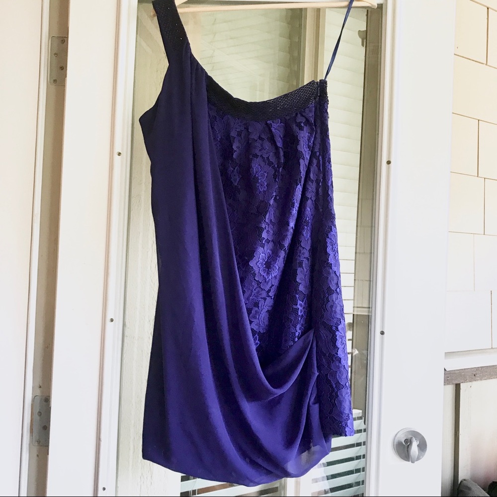 Asymmetrical Draped Dress